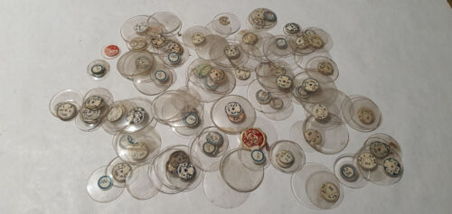 Lot Of 100 Glass Flat And Curved Pocket Watch Divers Sizes No. 7 - Picture 1 of 6