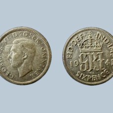 Rare Great Britain 6 Pence KM# 852 - 1941 Vintage Coin
