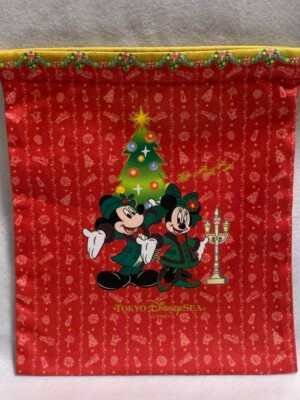 Tokyo Disney Resort DisneySEA Christmas 2003 Drawstring bag