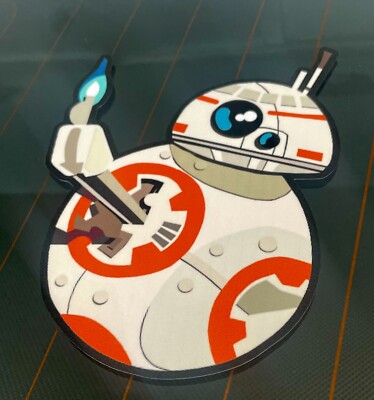 Gloss Vinyl BB8 Sticker - Cute Droid Decal for Laptops, Water Bottles ...
