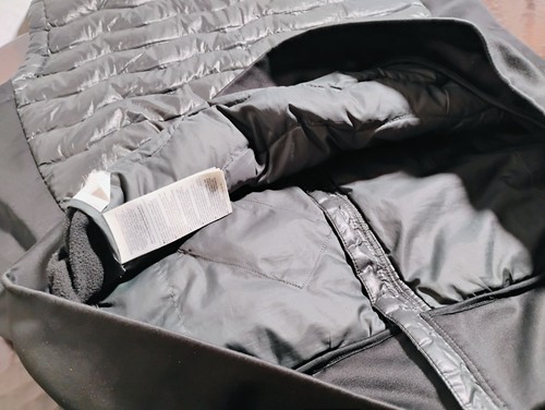 XL Nike Jordan Performance Hybrid Grey Duck Down Puffer Vest Black Mens - Picture 7 of 8