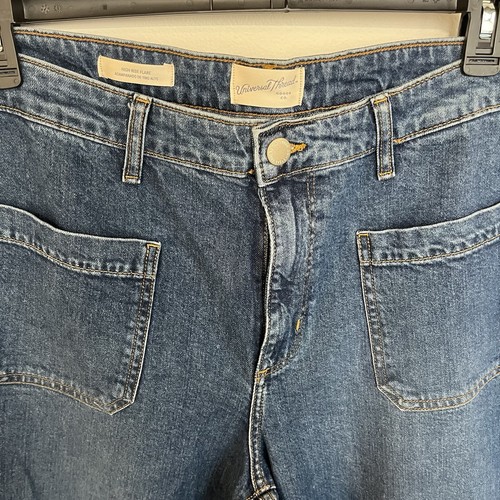 Pantalones de mezclilla acampanados para mujer Universal Thread tiro alto talla 17 - Imagen 7 de 7