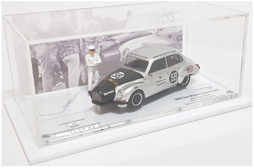 VOLAREBRASIL 1/43 MINIATURE AUTO UNION DKW VEMAG 2 ENGINES EXPERIMENTAL RACE CAR