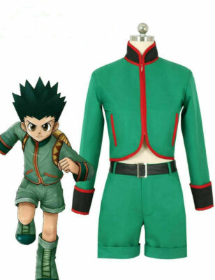 Hunter X Hunter Gon Freecss Uniform New in Stock Cosplay Costume