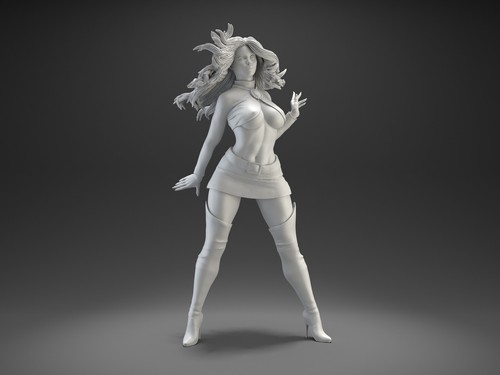Kit Modèle 3D Résine Daphne NSFW 1/12 - À Peindre, Imprimé 3D, échelle Fantasy