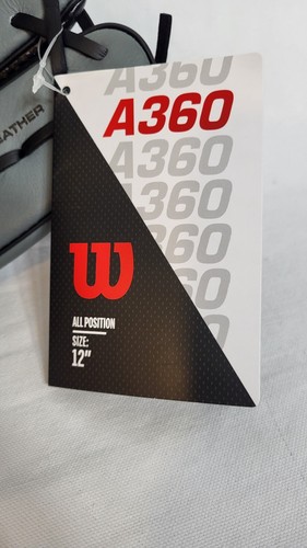 Guante de béisbol Wilson A360 Outfield/Infield 2023 12" A03RB2112 cuero derecho - Imagen 2 de 7