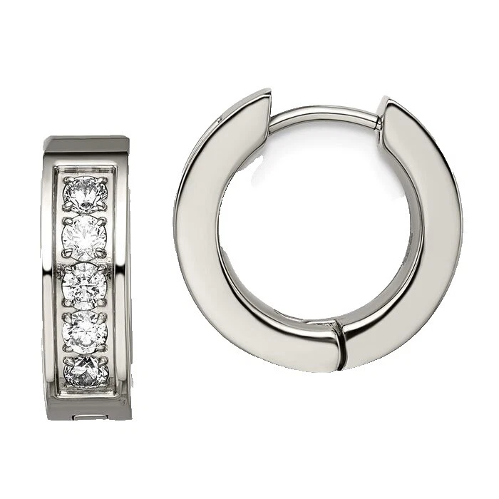 Titanium White Fashion Earrings