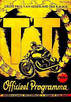 1949 Dutch T. T. Motorcycle Race - Promotional Advertising Mug - Picture 2 of 3
