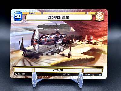 Star Wars Unlimited SOR #296 CHOPPER BASE - Hyperspace - Spark of Rebellion