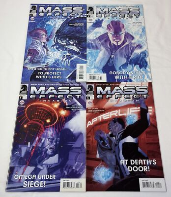 MASS EFFECT INVASION video game comics #1 2 3 4 ~ FULL SET