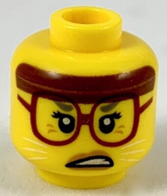 LEGO 3626cpb2310 Sherry Scratchen-Post Minifigur, Kopf weiblich, rotbraun He