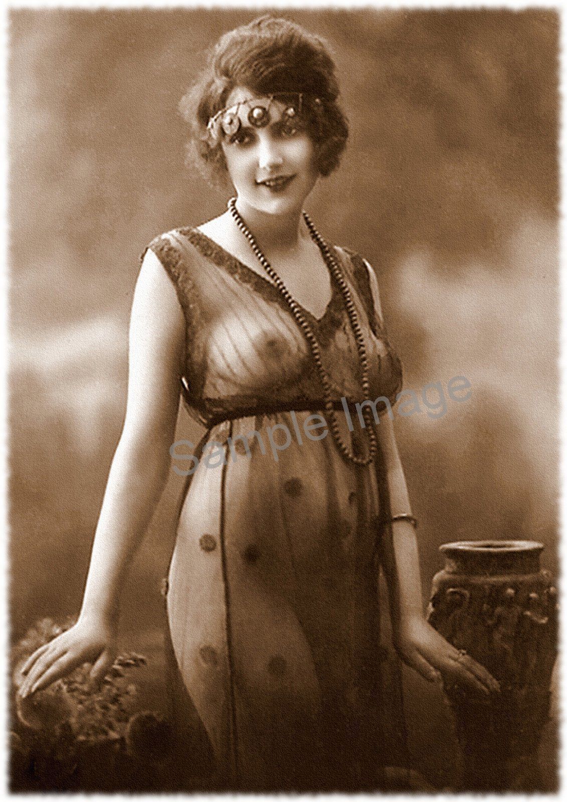 Vintage 68 1920's Erotic Female Nude Sepia Retro Art PHOTO REPRINT A4 A3 A2  size | eBay