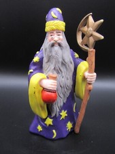 ELC Early Learning Centre Fantasy Castle Figure Wizard Purple Robe Staff 2000's