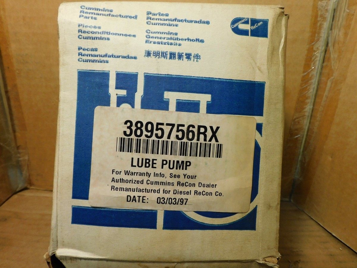 CUMMINS 3820800R 0 OIL PUMP 309575 E7045-1 3895756RX