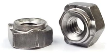 Hex Weld Nuts Steel Long Pilot 3 Projections - UNC Coarse Sizes - QTY 100