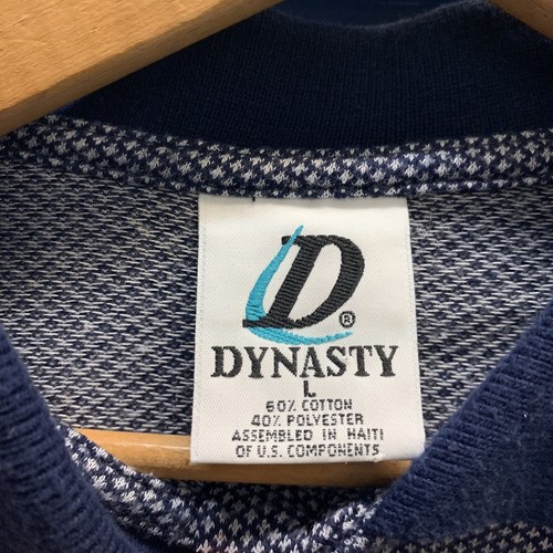 1990s NFL St Louis Rams Football Blue Team Polo Men sz Large Dynasty Thriftthis - Picture 4 of 4