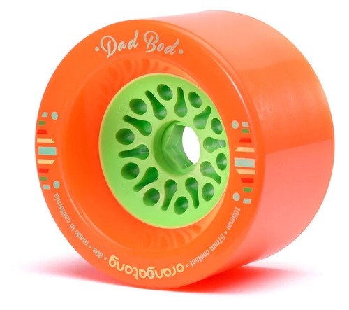 Orangatang Dad Bod Wheels 105mm 80a - Longboard Wheels - 第 1/6 張圖片