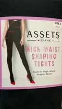 Women’s Assets SPANX High Waist Shaping Tights BLACK Size 5 New In Package