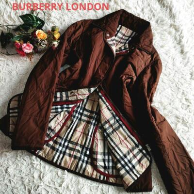 Burberry London quilted jacket, Nova check, brown, size L