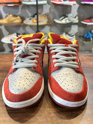 NIKE DUNK LOW PREMIUM SB QS RUKUS CRAWFISH RED SILVER YELLOW USC