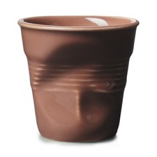 Tazza pieghevole tazza espresso tazza moka tazza ristretto 0,08 l Terre brulée Revol