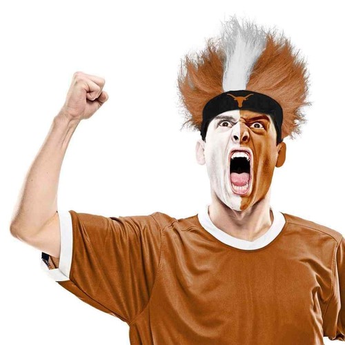 Texas Longhorns Fuzz Head Wig NCAA College Sports Game Day Costume Accessory 849789003044 eBay