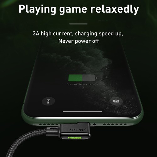 LED Charging USB Data Charger Cable For iPhone SE 12 11 Pro XS Max X 8 7 6s Plus - Bild 42 von 62
