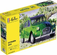 Heller 80765 1:24th scale Citroen 2CV 6 1974 Vert Palmerane AC-529