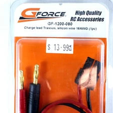 CHARGE LEAD Traxxas Silicon Wire 16AWG GF-1200-080 GForce RC Part