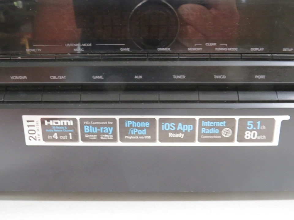 Onkyo TX-NR509 5.1 Ch HDMI Network Home Theater Surround Sound Receiver Stereo - Image 4 of 4