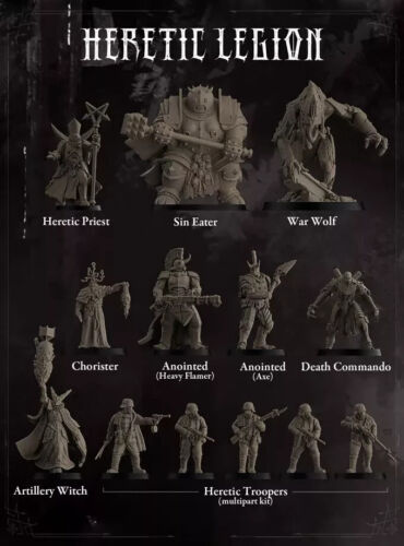 Trench Crusade - Heretic Legion Warband Starter Bundle