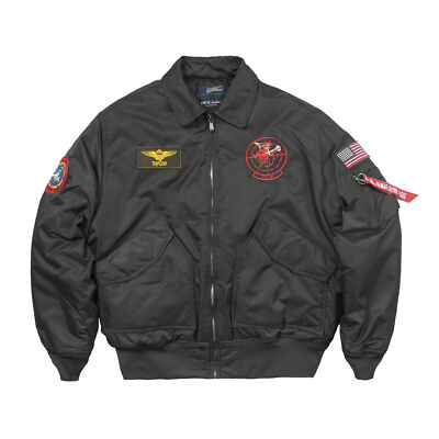 Jacket Pilotenjacke 170 Winter Herren TOP GUN Pilotenjacke Flieger