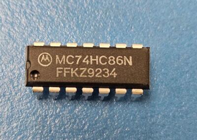 (5PCS) MC74HC86N XOR Gate, HC/UH Series, 4-Func, 2-Input, CMOS, PDIP14