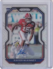 Xavier McKinney 2020 Panini Prizm Silver Prizm Rc Auto