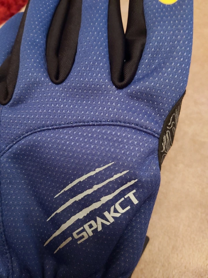 Spakct Winter Cycling Gloves (Full Finger), Blue, Size Medium - Brand New — 第 3/4 张图片