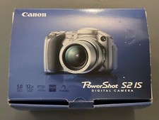 Canon Powershot S12 IS Digital Camera 5 Megapixels 12X with Case & Accessories