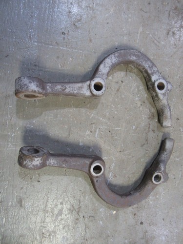 1968-1972 Pontiac Lemans Tempest stock front spindle steering arm pair set drum - Picture 2 of 2