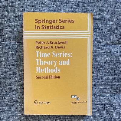 Time Series: Theory and Methods Springer Series in Statistics Brockwell Book