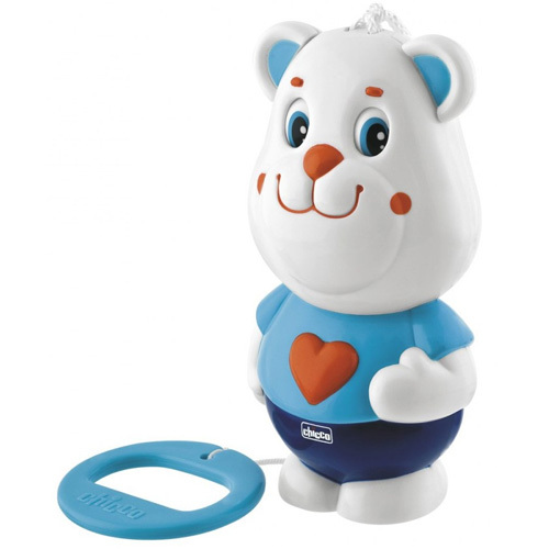 Chicco Boîte à Musique Drôle Ourson 697782 - Grand Bébé Cadeau - Neuf / Rare - Picture 1 of 2