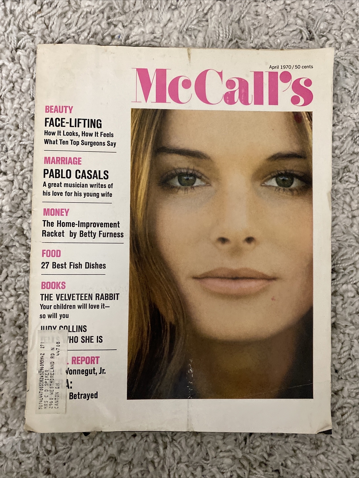 McCall’s Magazine April 1970 Volume 97 Issue 7 FaceLifting Top Ten