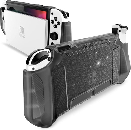 For Nintendo Switch OLED 2021, Mumba TPU Grip Case Dockable Protective Cover 7" - Picture 40 of 41