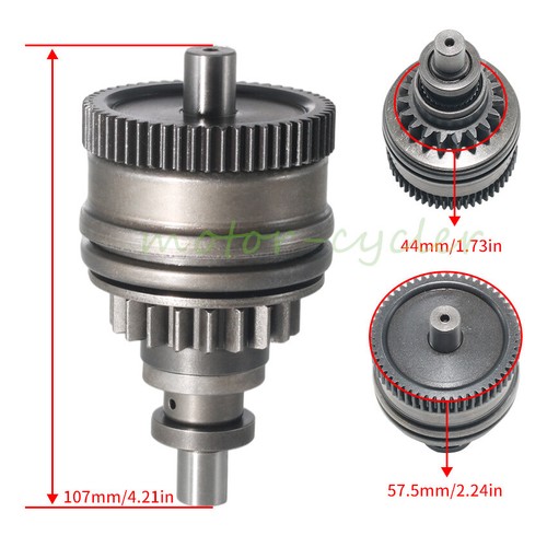 Starter Drive Gear Bendix for Yamaha WVT1100 Wave Venture 1100 96-1997/WVT760 97 - Picture 2 of 10