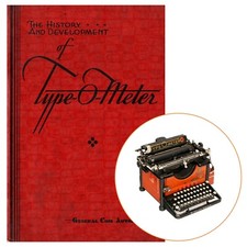 Repro Type O Meter Typewriter Trade Catalog Antique Vtg Remington Underwood thumbnail