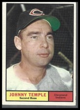 Johnny Temple 1961 Topps #155 Cleveland Indians