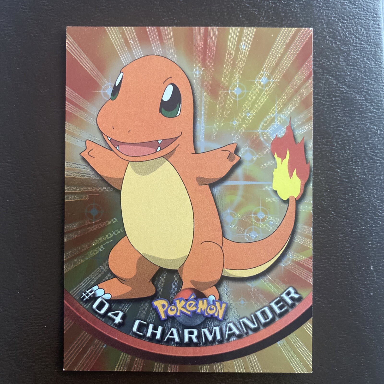Pokemon TV Animation edition card #04 Charmander holo topps black logo  series | eBay