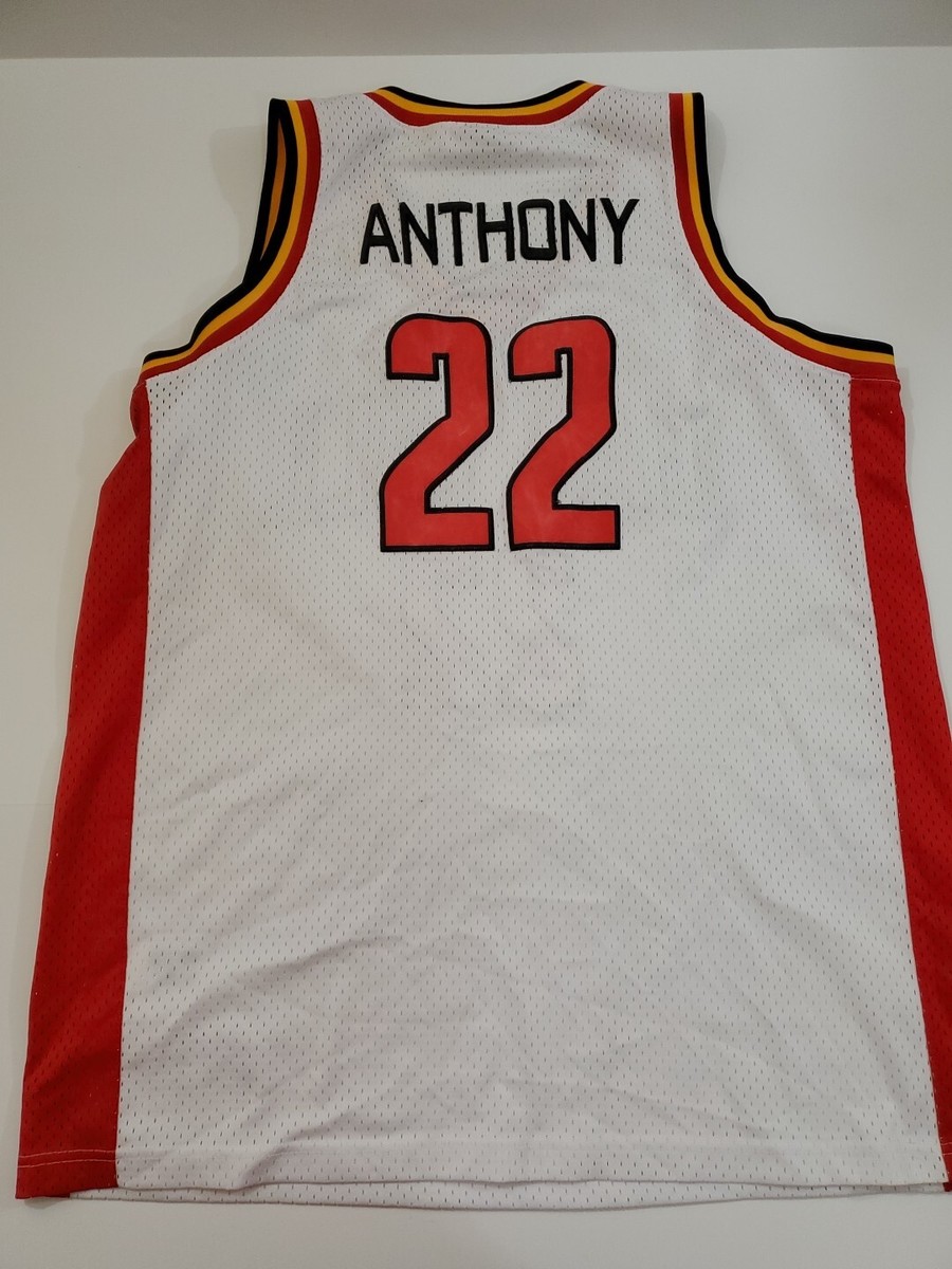 ウェア Nike Air Jordan Carmelo Anthony Oak Hill Vintage Nike Air Jordan Oak Hill Carmelo Anthony Jersey #22