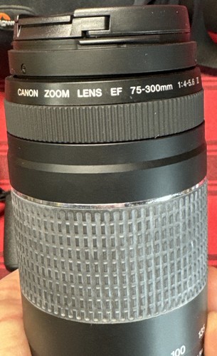 Canon Rebel T5 SLR Camera w/ EF-S 18-55mm Lens & EF 75-300mm Lens - Picture 9 of 12