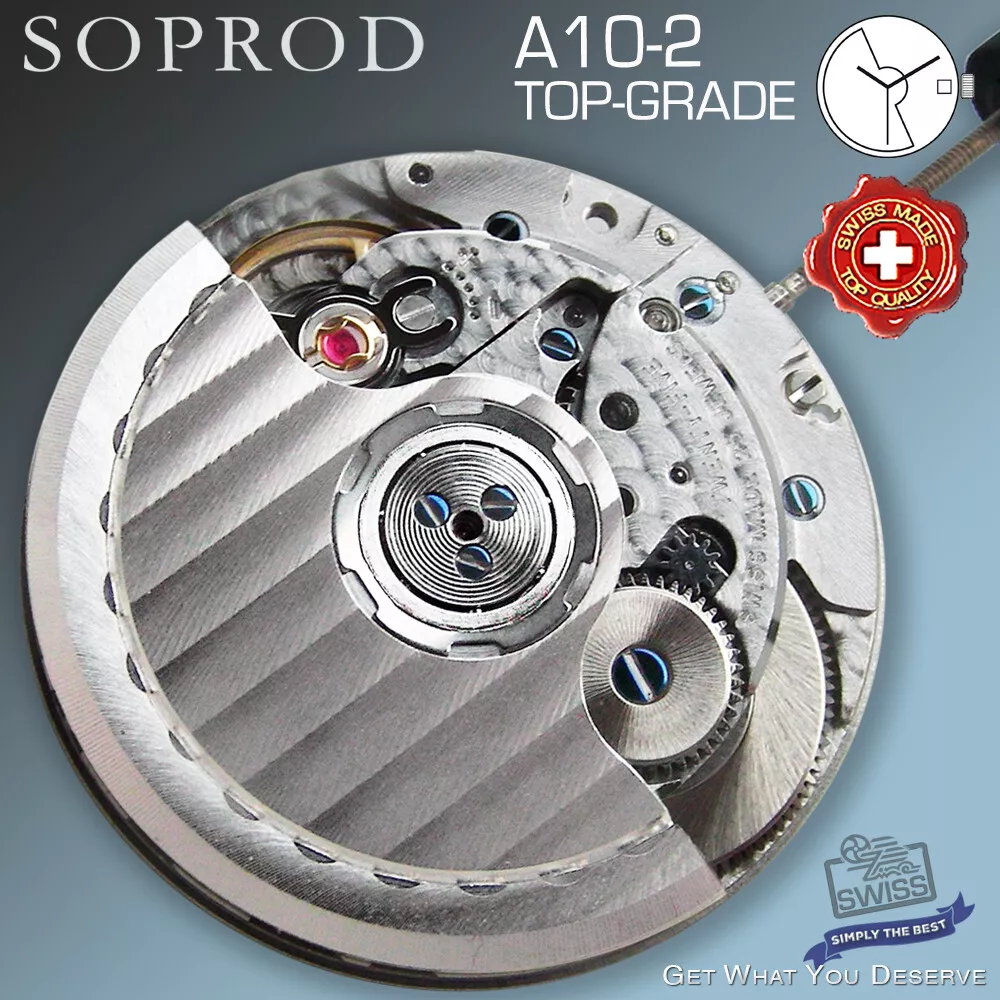 MOVEMENT AUTOMATIC SOPROD A10 2 TOP GRADE ETA 2892A2 COMPATIBLE SWISS MADE