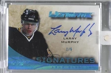 2016-17 Leaf Ultimate Signatures Blue Spectrum 1/5 Larry Murphy Auto HOF 8ec