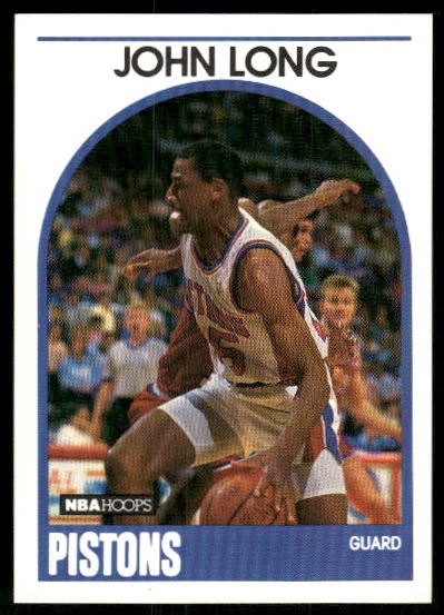 1989 John Long #167 Detroit Pistons